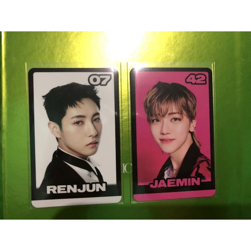 Photocard renjun jaemin trading card B