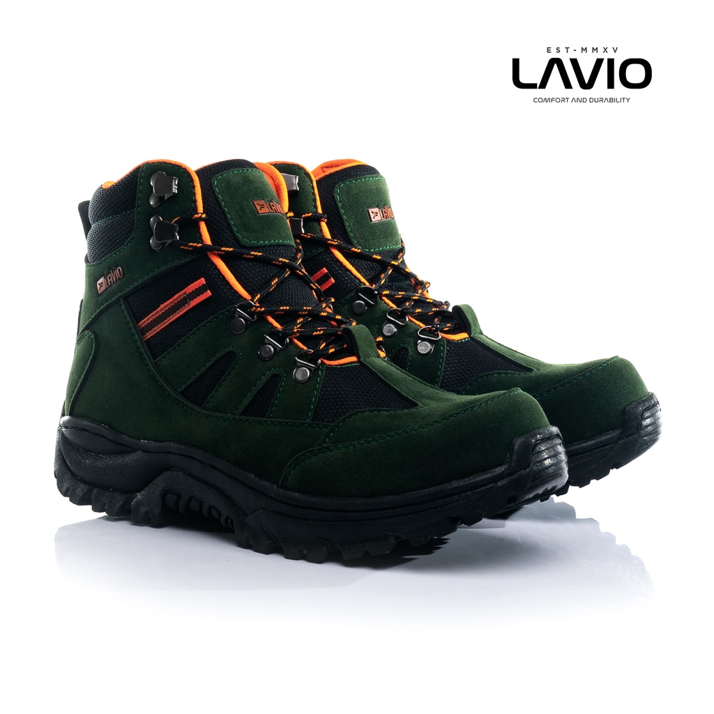 Sepatu Safety Pria Keren Anti Licin Lavio Geneva High Sefty Ujung Besi Best Quality