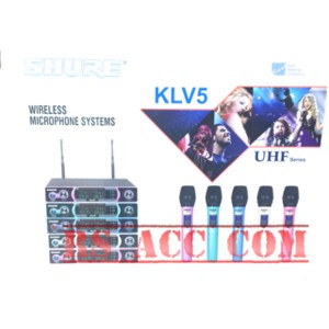 New Mic Wireless shure KLV 5 Fashion super vokal
