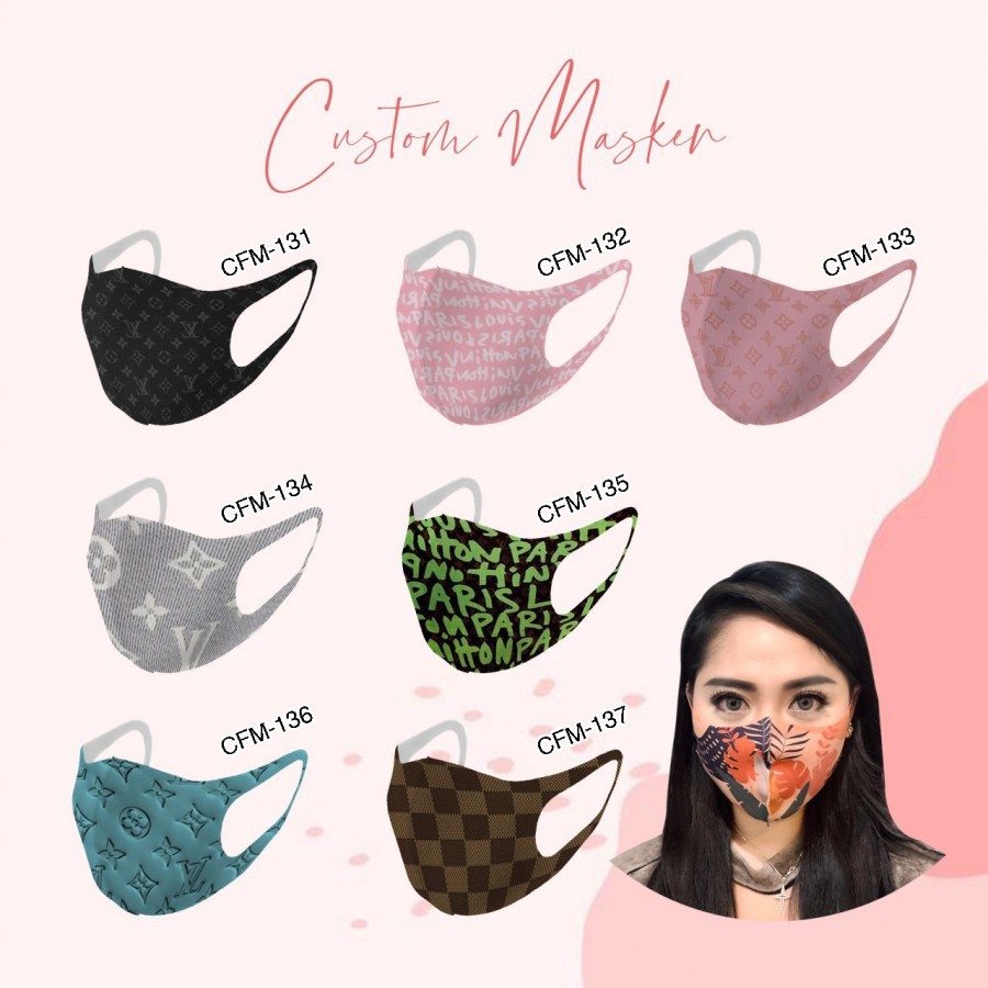 Custom Masker - Scuba Fullprint Fashion Brand Logo