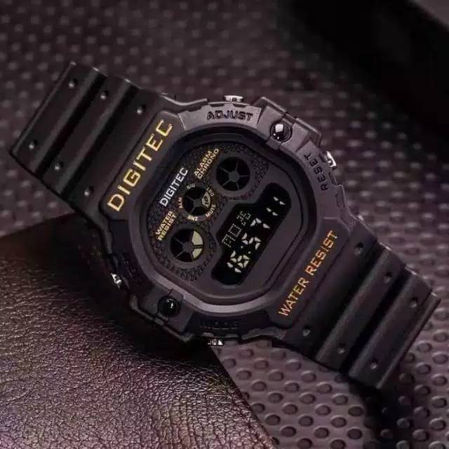 JAM TANGAN PRIA SPORTY KEREN DIGITEC 5090T ORIGINAL WATER RESIST