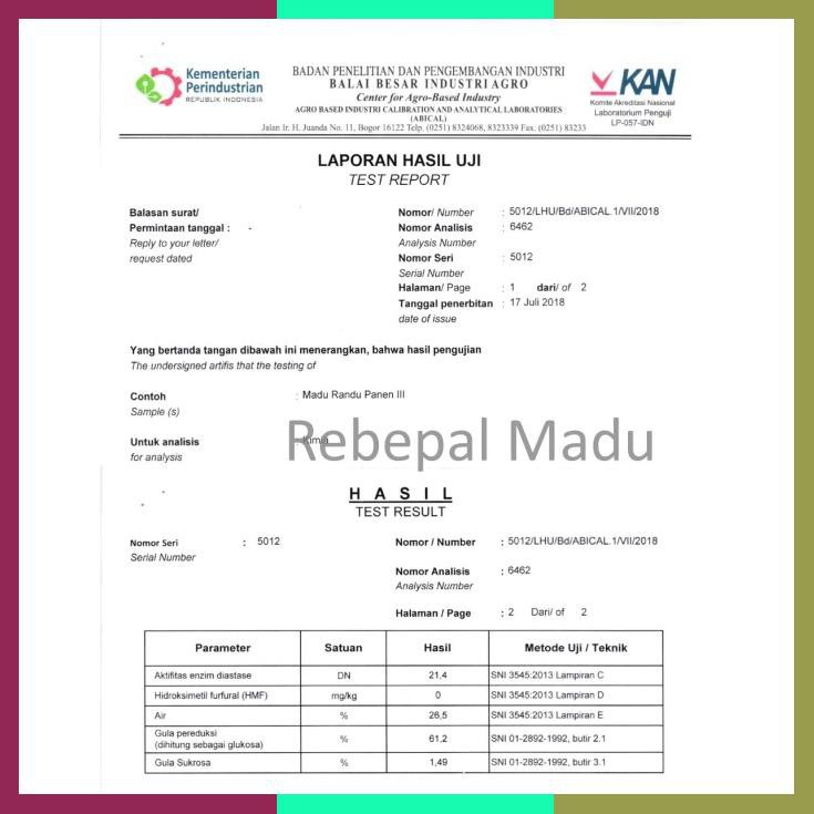 

Madu Murni Super Raw Honey 1Kg