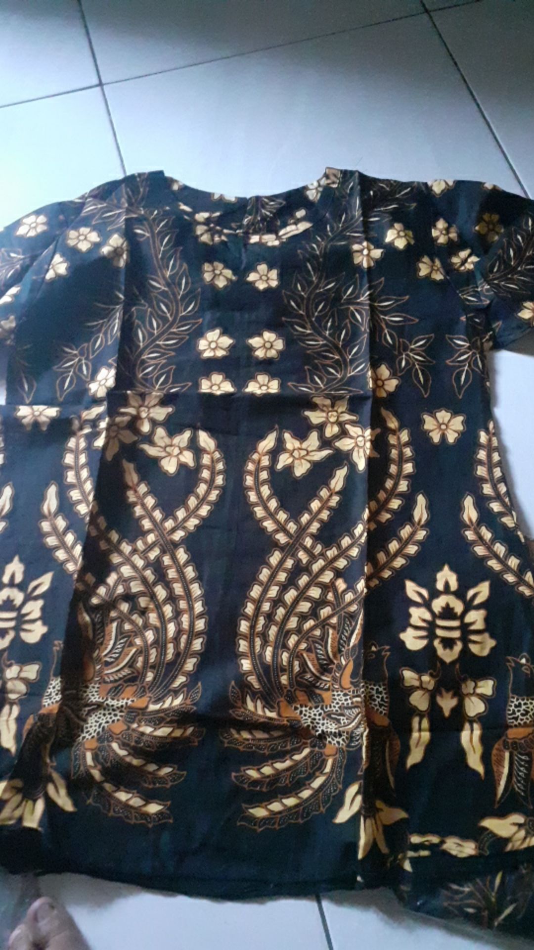 Batik Couple Pria Wanita Motif Cendrawasih Baju Seragam Alkhalis