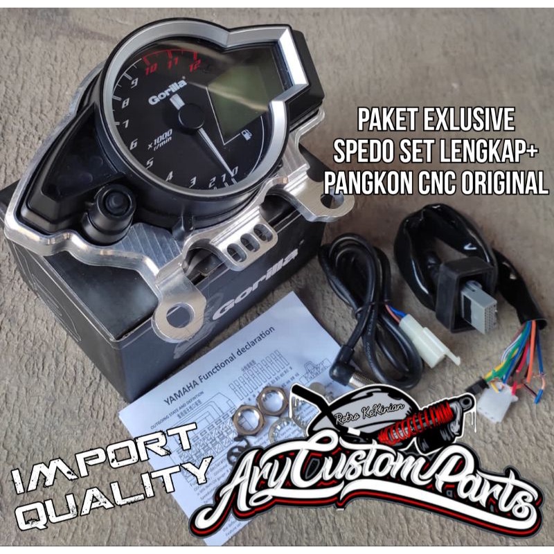 Jual Speedometer digital rpm bensin spido bulat vixion cb100 rx king