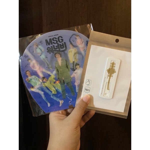 [SHARING] MSG Wannabe Album Lenticular Fan, Phone Grip Sealed