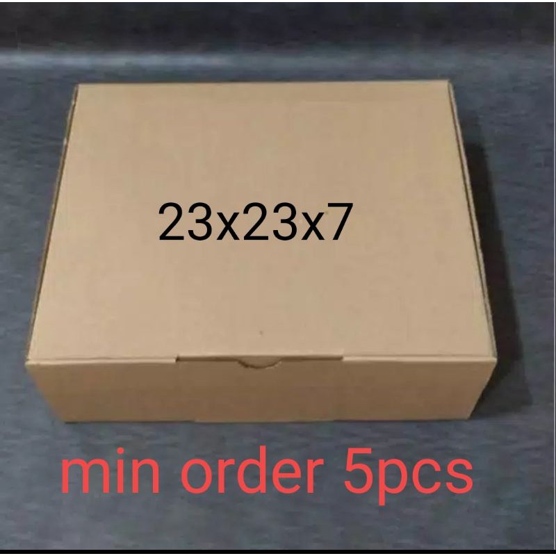 

Kardus packing box pizza/die cut 23x23x7. 2800per pcs