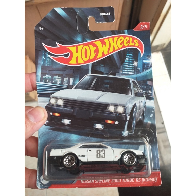 HOT WHEELS NIGHTBURNERZ NISSAN SKYLINE 2000 TURBO RS PUTIH