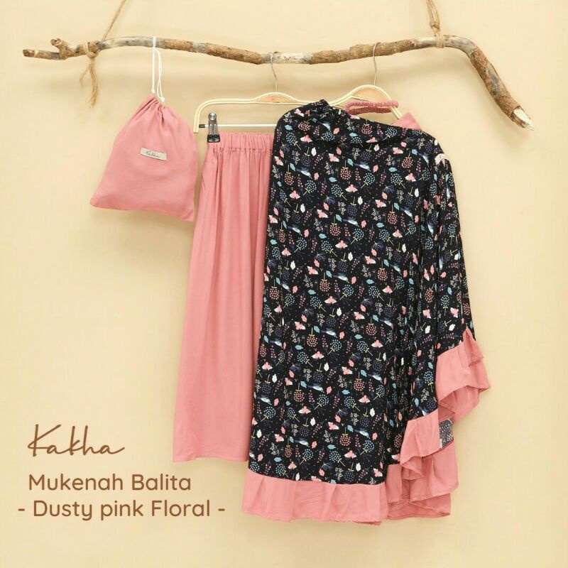 Mukenah Anak Kakha Series / Mukena Rayon / Mukena balita/Mukena Polos combinasi motif