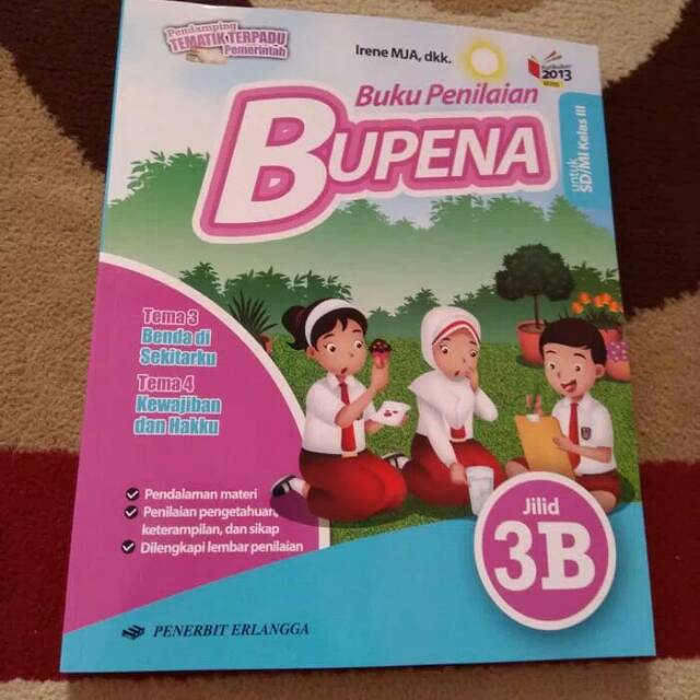 Bupena 3b Kelas 3 Sd Penerbit Erlangga Kurikulum 2013 Revisi 2018