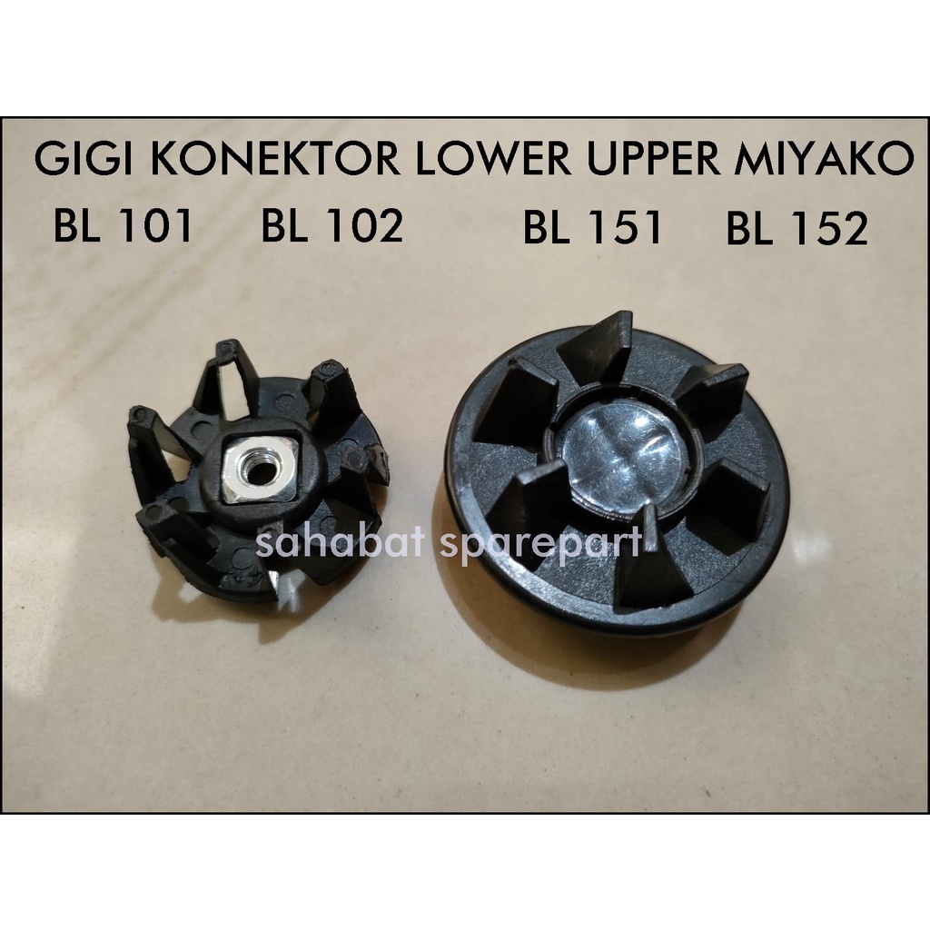 GIGI KONEKTOR GEAR BLENDER MIYAKO BARU PLASTIK BL 101 BL 102 BL 151 BL 152 LOWER UPPER