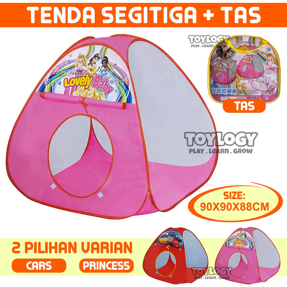 Mainan Tenda  Anak  Segitiga Camping Mandi Bola Perempuan  