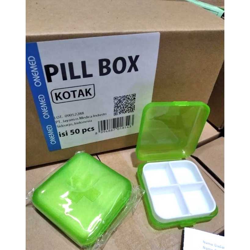 Pill Box Kotak Obat Mini Box Perhiasan Mini Medicine Mini Serbaguna Storage Box