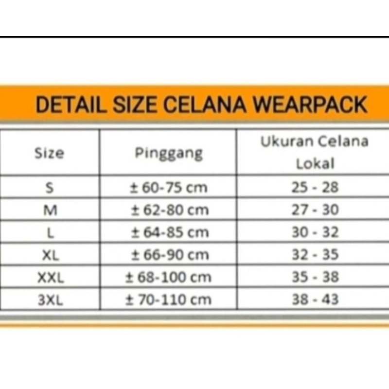 CELANA SAFETY DONGKER SCOTLIGHT ORANYE 5CM