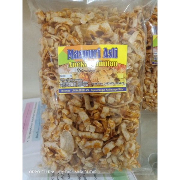 

KERIPIK SINGKONG SERUT PEDAS MANIS