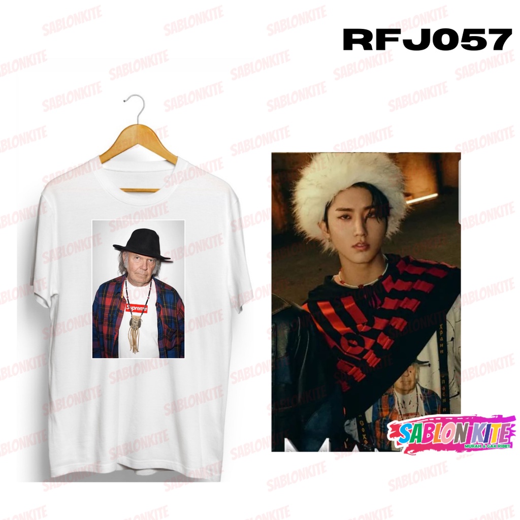 MURAH!!! KAOS STRAYKIDS HAN JISUNG MANIAC SUPEM RFJ057 COMBED 30S