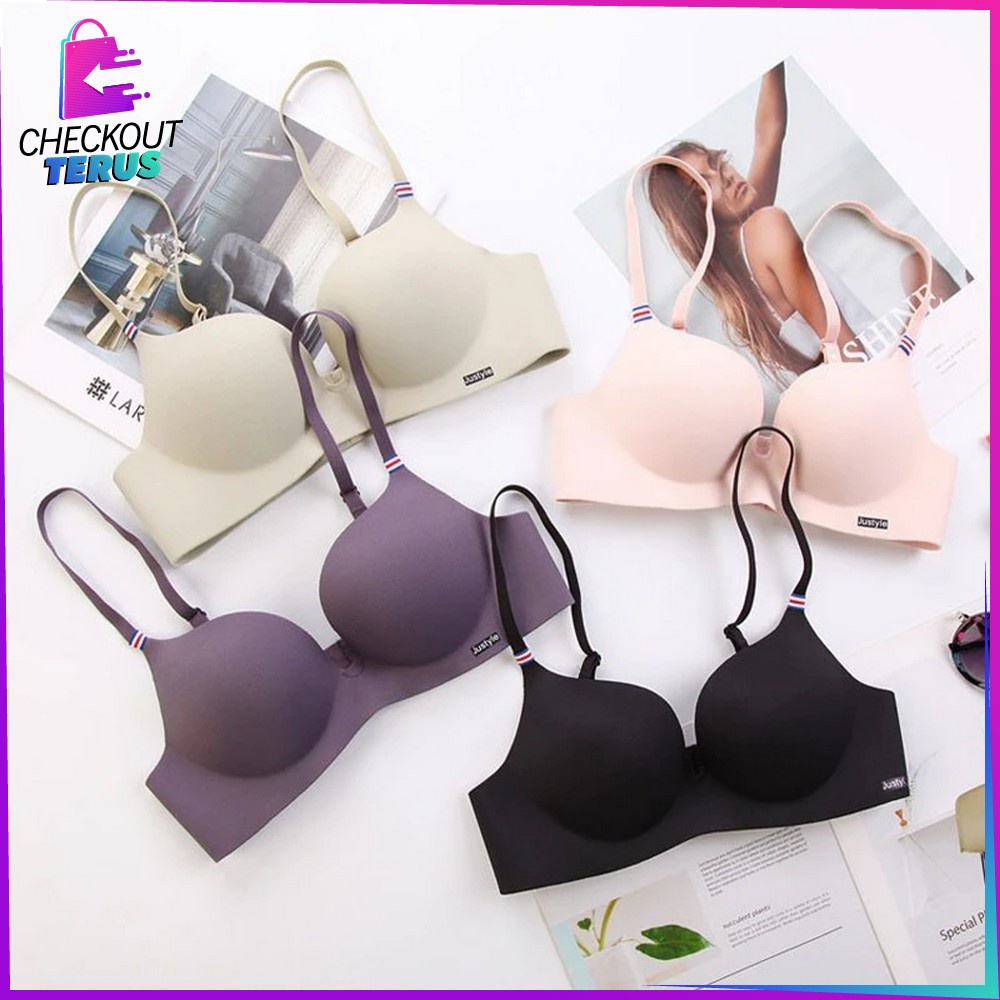 CT P100 Bra Olahraga Push Up Pakaian Dalam Senam Zumba Jogging Pakaian Dalam Olahraga Bra Tanpa Kawat Pakaian Dalam Wanita High Quality Sport Bra