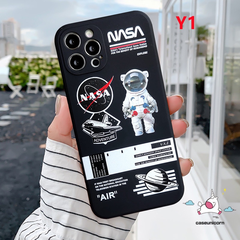 Soft Case Tpu Motif NASA Untuk Infinix Note 8 Hot 10T 11 10S 9 10 11s Play Infinix Smart 5 6