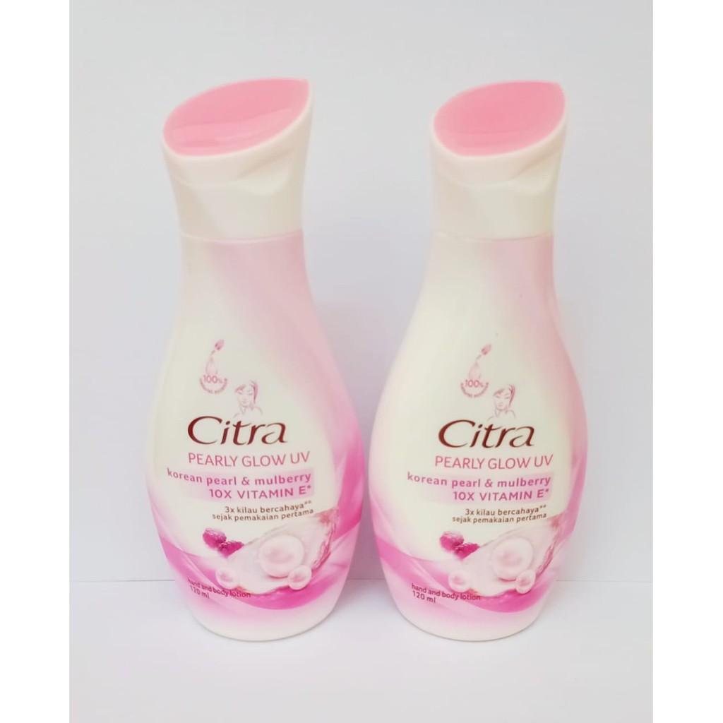 Pearly Glow Uv 120ml Hand Body Lotion Citra