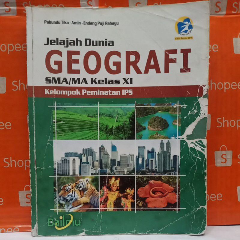 Geografi kelompok Peminatan kelas 11 edisi revisi 2016