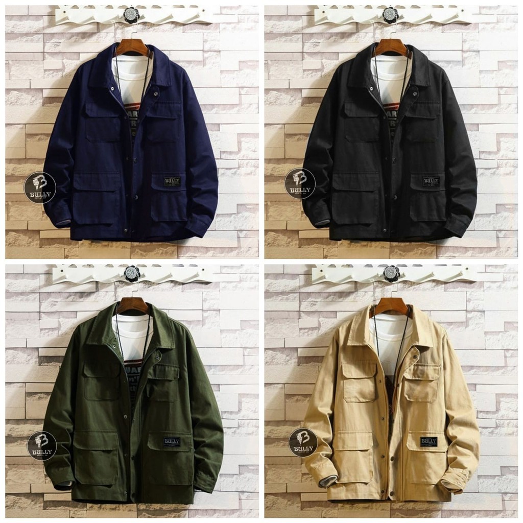 JAKET PRIA-KEMEJA SEMI PARKA ORIGINAL BULLY
