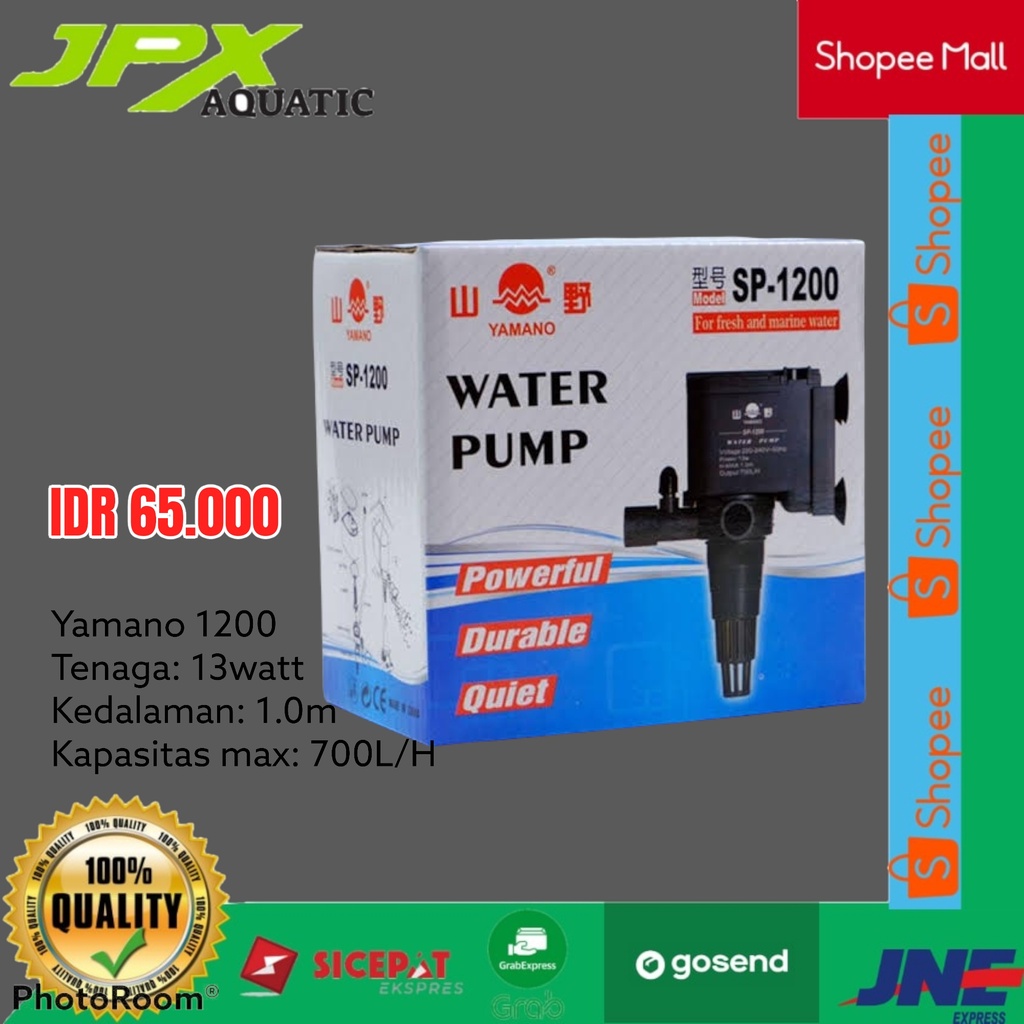 YAMANO 1200 / MESIN FILTER / POWER HEAD KECIL AQUARIUM / POMPA AQUARIUM / POMPA YAMANO /POMPA FILTE