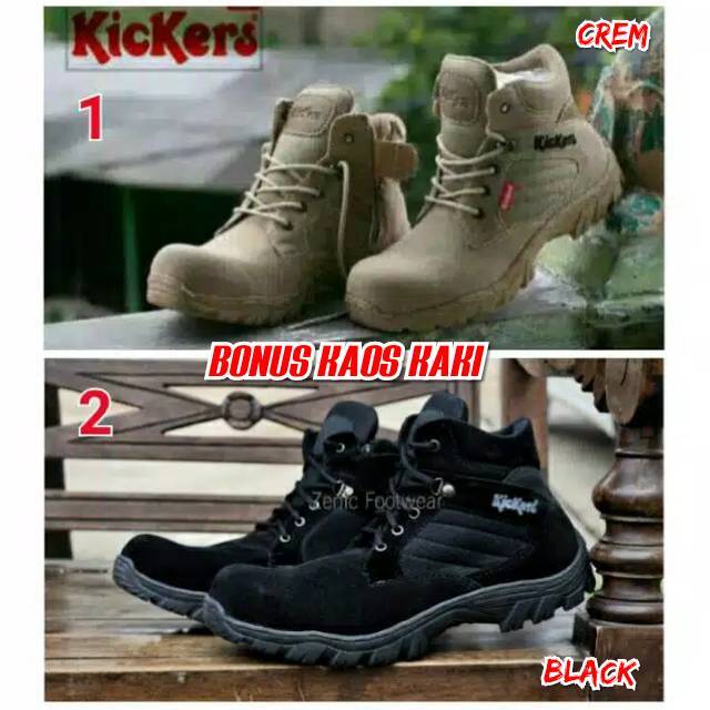 Sepatu boots pria