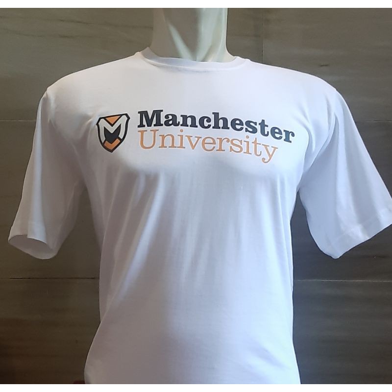 [Promo] Kaos Universitas Manchester University - Putih