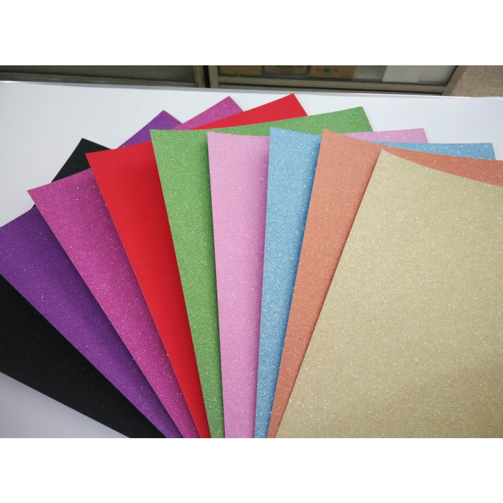 

Glitter Paper / Kertas Glitter Bazic A4