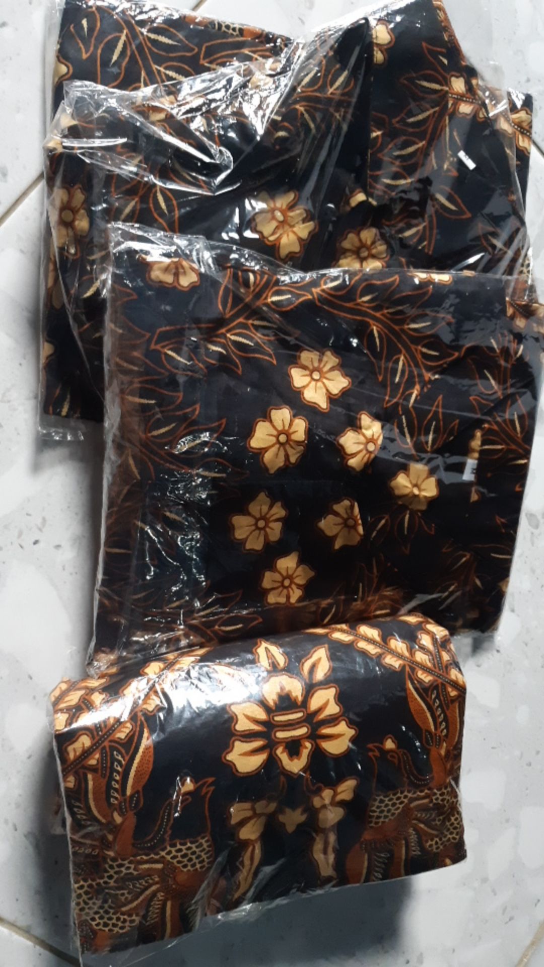 Batik Couple Keluarga Sania Ruffle Ori Ndoro Jowi Dnt Motif Cendrawasih
