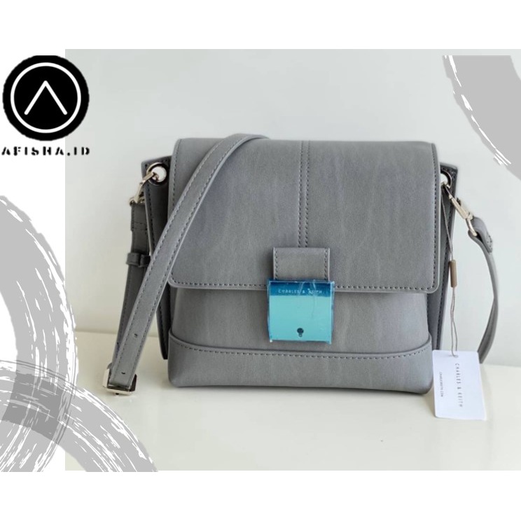 Tas Wanita Sling Bag Croco C&K Charles Keith