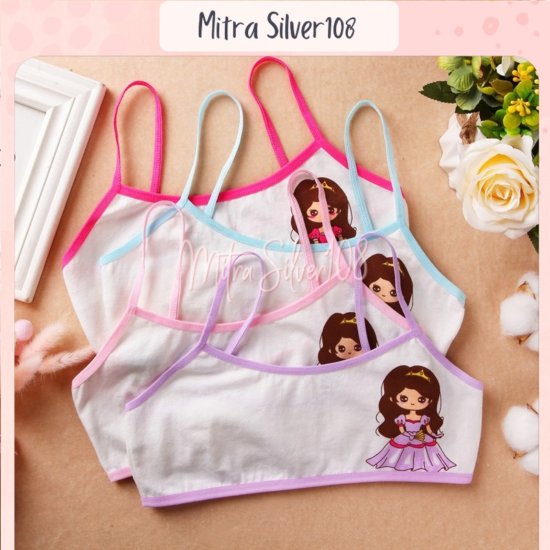 [MS108] MN 01 - Miniset Anak Perempuan Motif Kartun Bahan Katun Impor / Miniset Untuk Anak Perempuan / bra anak remaja