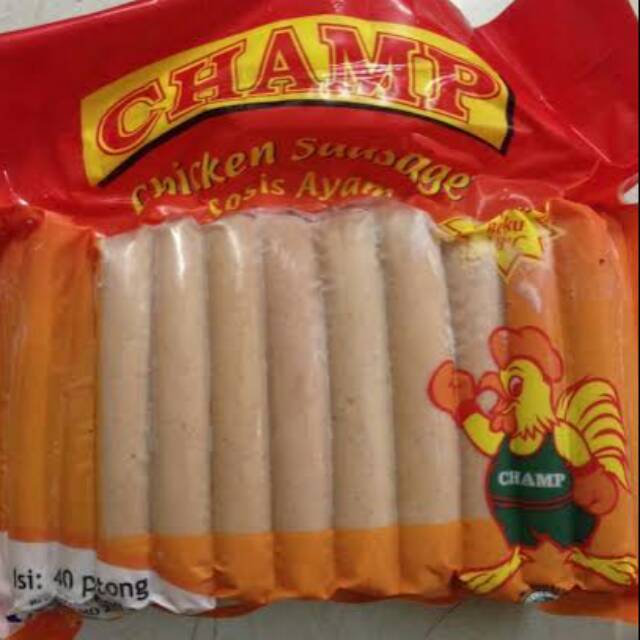 

champ sosis ayam 1 kg isi 40 pcs