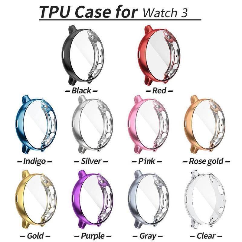 Soft Case TPU Cover Pelindung Layar Smartwatch Samsung galaxy 46 42 MM Gear S3 3 4 Classic 45 41 40 44 42 46mm