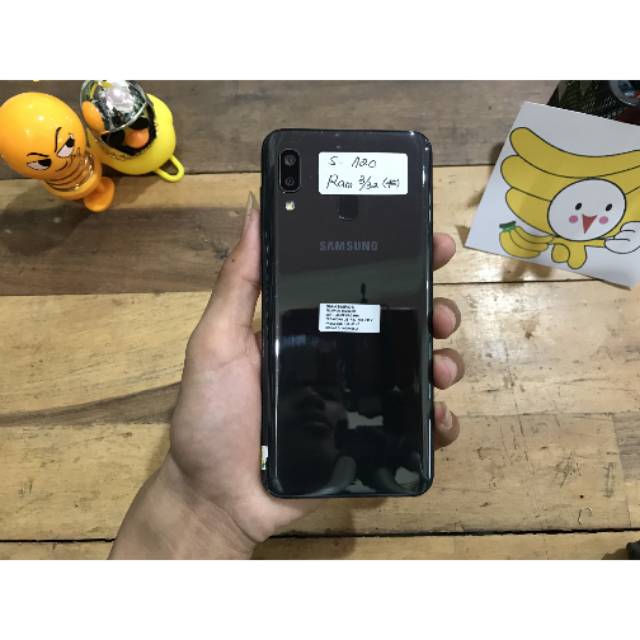 SAMSUNG A20 3/32Gb Fullset - Hp Bekas Second