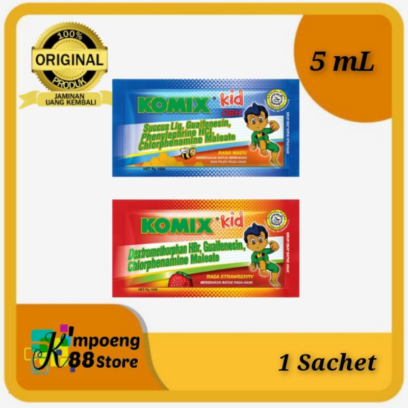 

Komix Kids All Variant 1 Sachet @ 5 mL