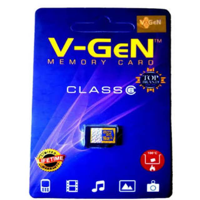 V-Gen Memory Micro SD Card 16gb Pack NA