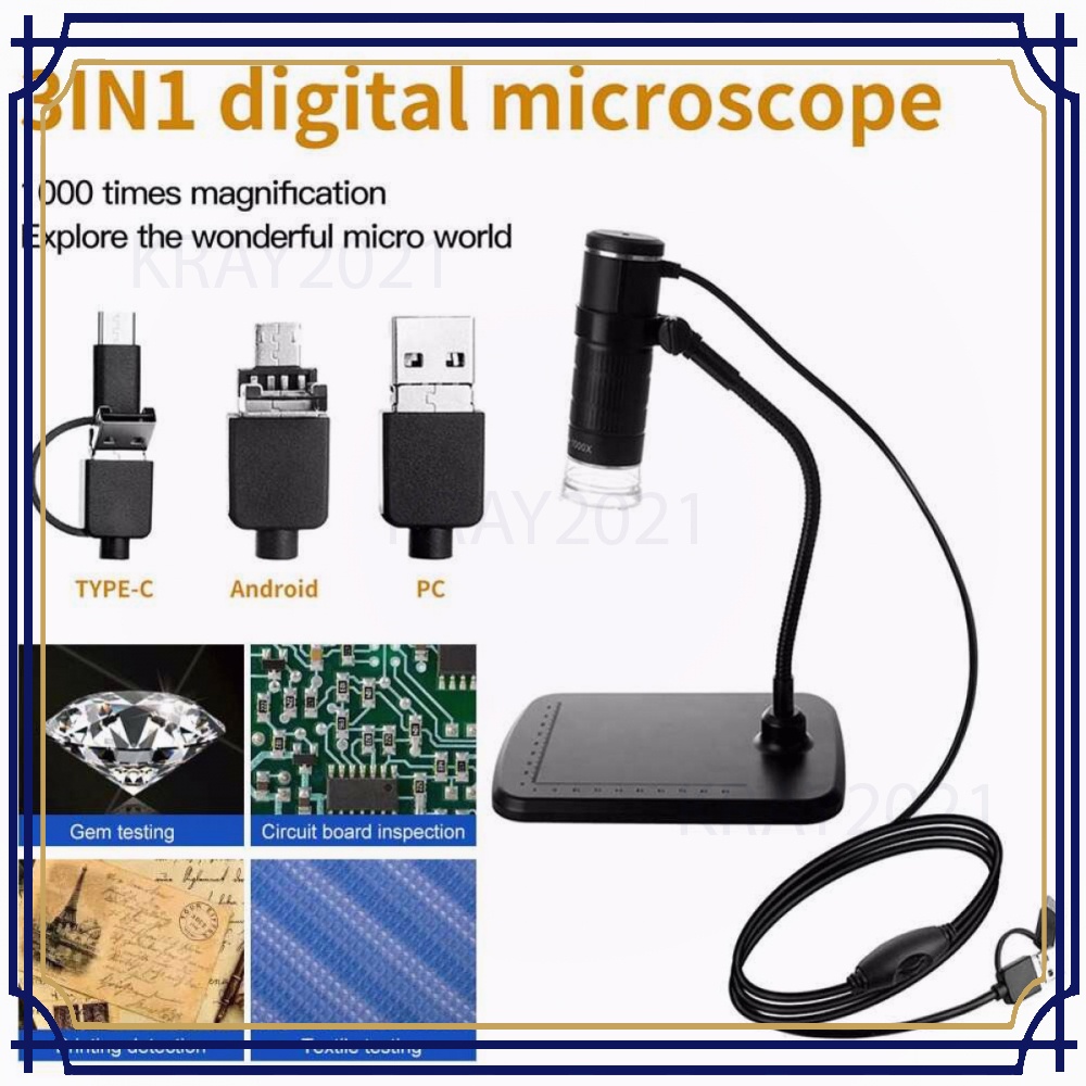 Mikroskop Digital USB Android HD 1000x Magnification - AN104