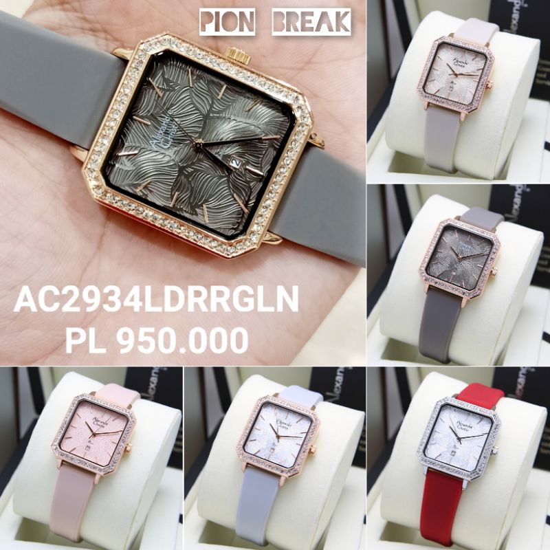 JAM TANGAN WANITA ALEXANDRE CHRISTIE AC 2934 RUBBER | AC 2934 KARET AUTHENTIC
