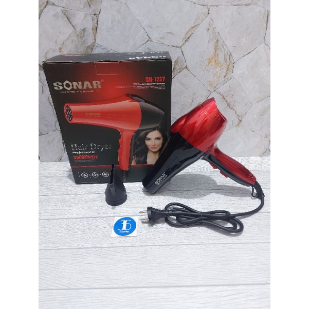 Hairdryer Profesional 2 Speed 2 Pengaturan Suhu Sonar SN-1237 Original