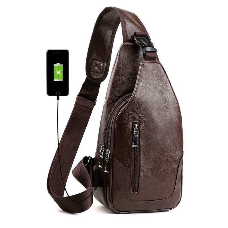 (COD) Vyctoria VOS12636 Tas Selempang Slingbag Pria Crossbody Multifungsi Import Jakarta JT12636 12636