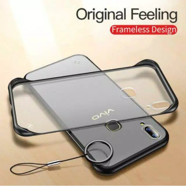 Case Vivo Y30 /Y50 / Y91/ Y93  Hardcase FramelessTranparan Matte Fingger