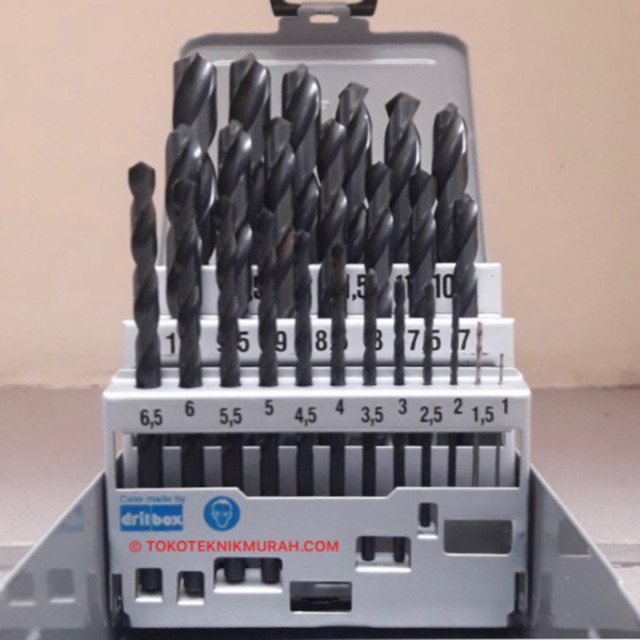 Nachi Mata Bor Besi Set 1 - 13mm - 25Pcs Drill Bits 13 mm - 25 Pcs Original Asli