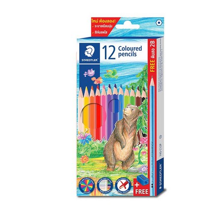 

Staedtler Pensil Warna Permanent Soft Lead - 12 warna