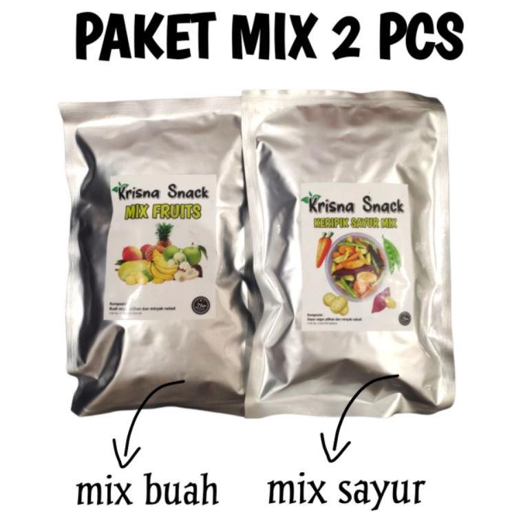 

<P-EXT <♫ PAKET MIX KERIPIK 2 PCS (MIX BUAH DAN MIX SAYUR) | KERIPIK NANGKA, KERIPIK APEL, KERIPIK NANAS MADU, KERIPIK SALAK, KERIPIK PISANG, KERIPIK WORTEL, KERIPIK BUNCIS, KERIPIK LABU MADU, HONEY POTATOES, PURPLE POTATOES, KENTANG, EDAMAME <viral