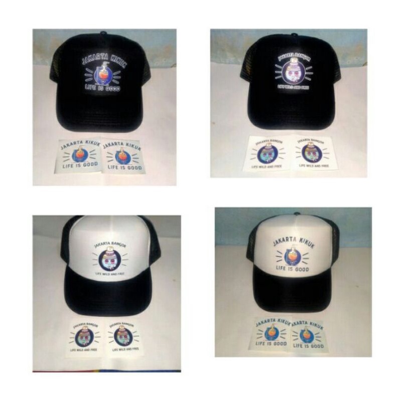 Topi Jaring / Trucker Clip High Jakarta Kikuk