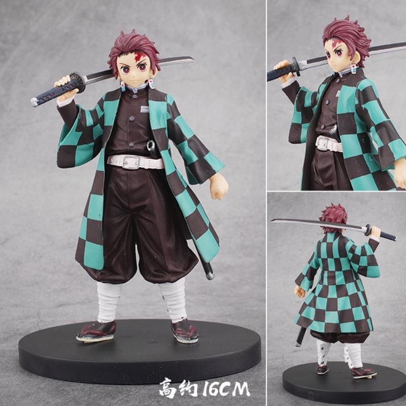 Action figure model Anime Demon Slayer Kimetsu No Yaiba Untuk Dekorasi