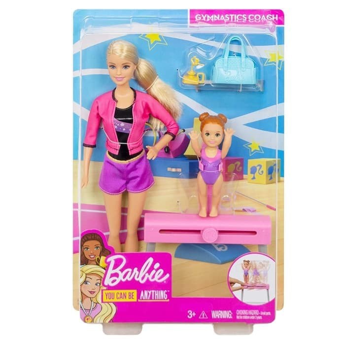 barbie gymnastics student complete playset
