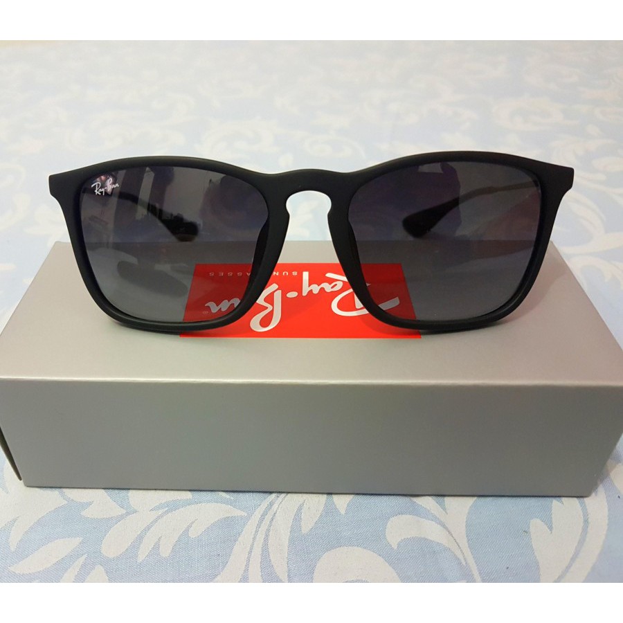 Kacamata Original Rayban Chris RB4187 Frame Black Doff