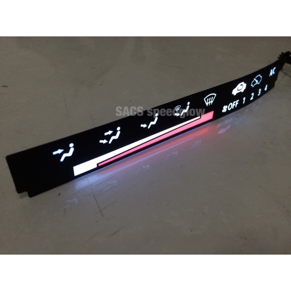 Panel Speedometer Custom Real Indiglow Panel Ac Genio Estilo Civic Eg