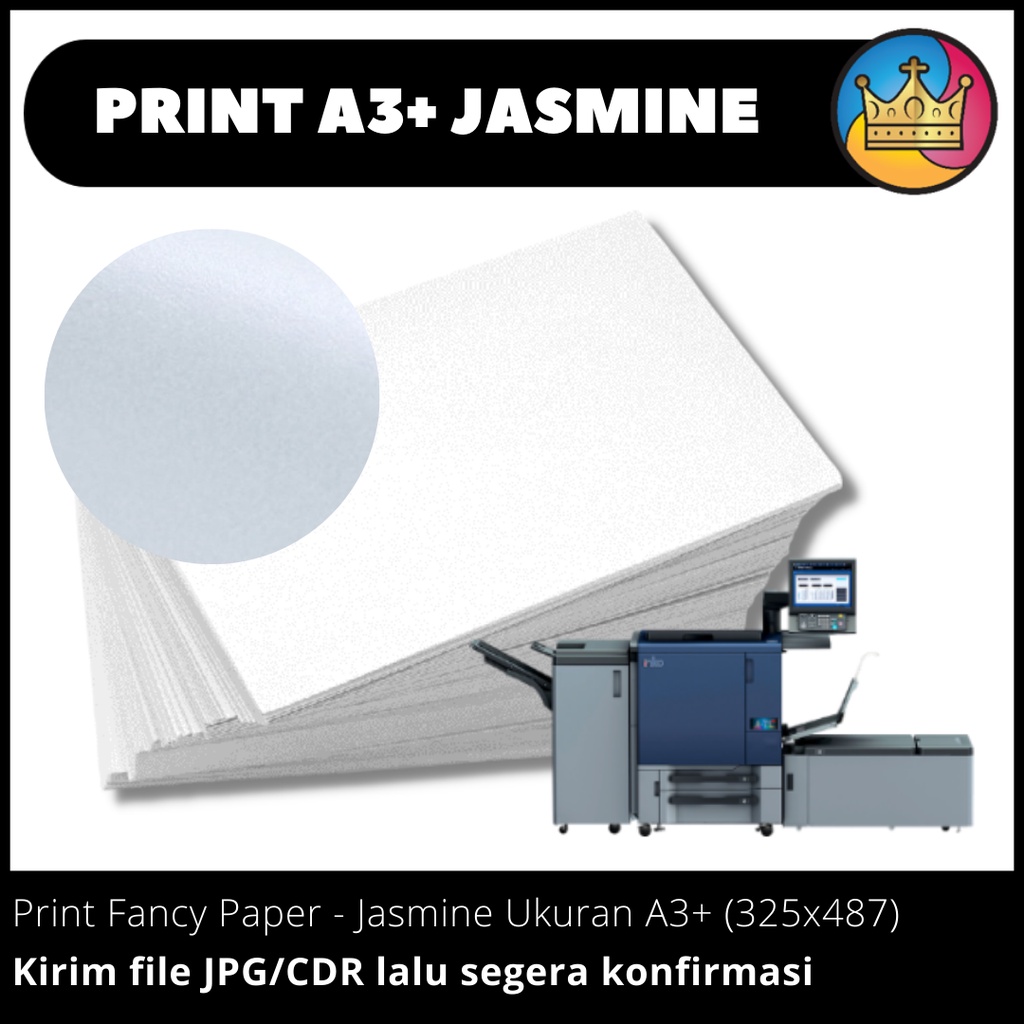 DIGITAL PRINT A3+ Cetak Kertas Fancy Paper Jasmine